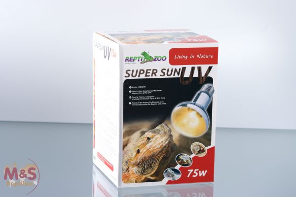 ReptiZoo D3 Super Sun (UVA/UVB Lampe) 75 Watt P80075 (kein Vorschaltgerät notwendig)