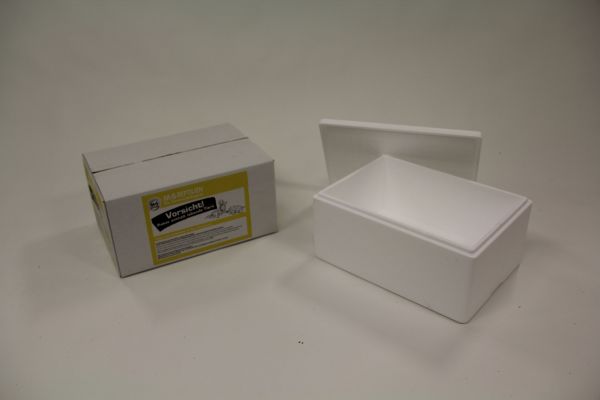 Styroporbox mit Umkartonage ( Versandbox )