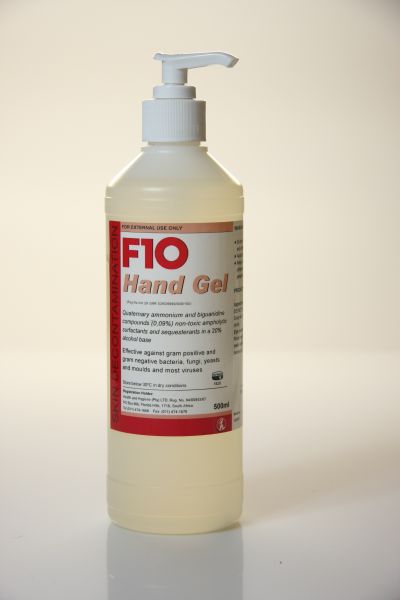 F10 Desinfektionsmittel als Hand Gel 500ml