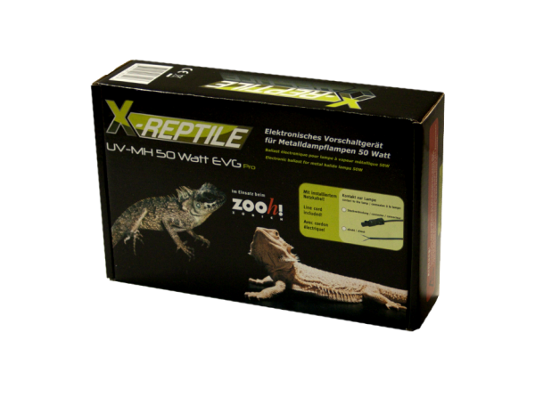X-Reptile elektronisches Vorschaltgerät 50 Watt ( siehe Videoanleitung )