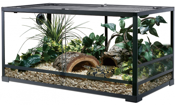 ReptiZoo Glas-Terrarium 90x45x60 cm, zerlegbar - verschickbar! RK0220 ( ohne Inhalt)