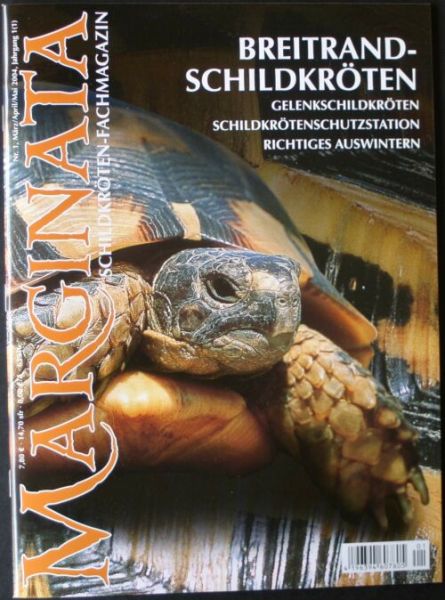 Marginata, Schildkröten Fachzeitschrift, aktuelle Ausgabe