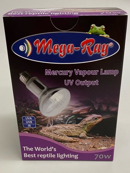 Mega Ray Lampe (UV-Lampe) 70 Watt Mischlichtlampe