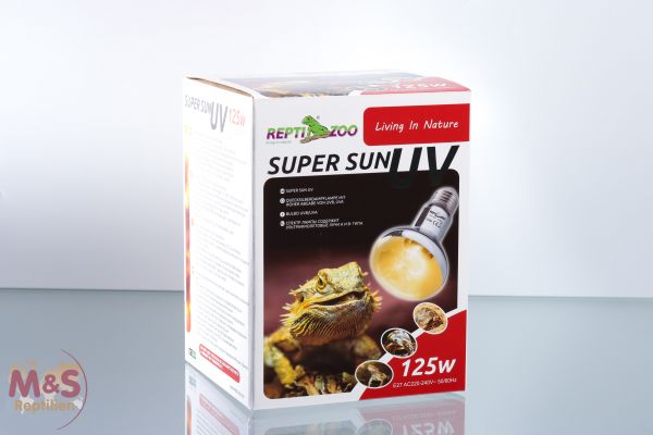 ReptiZoo D3 Super Sun (UVA/UVB Lampe) 125 Watt P125125 (kein Vorschaltgerät notwendig)