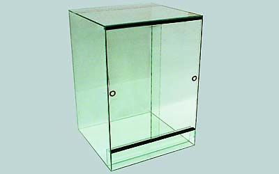 NUR ABHOLUNG: Hochterrarium Glas , 40x40x60cm ( kein Versand)