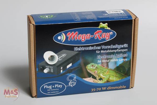 'Mega Ray'' umschaltbares elektronisches Vorschaltgerät 35/50/70 Watt (komplett)