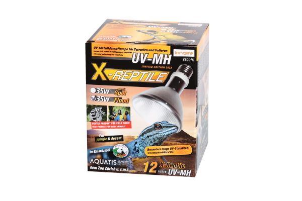 X-Reptile HID-Lampe (UV-Lampe) 35 Watt FLOOD (siehe Videoanleitung)