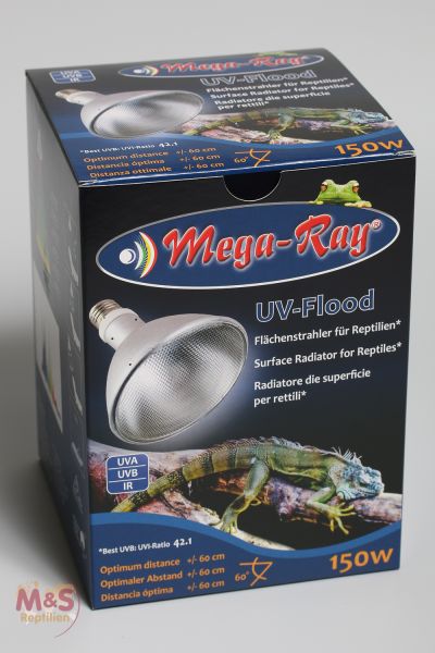 Mega Ray HID-Lampe (UV-Lampe) 150 Watt Wide Beam / 90°Grad )