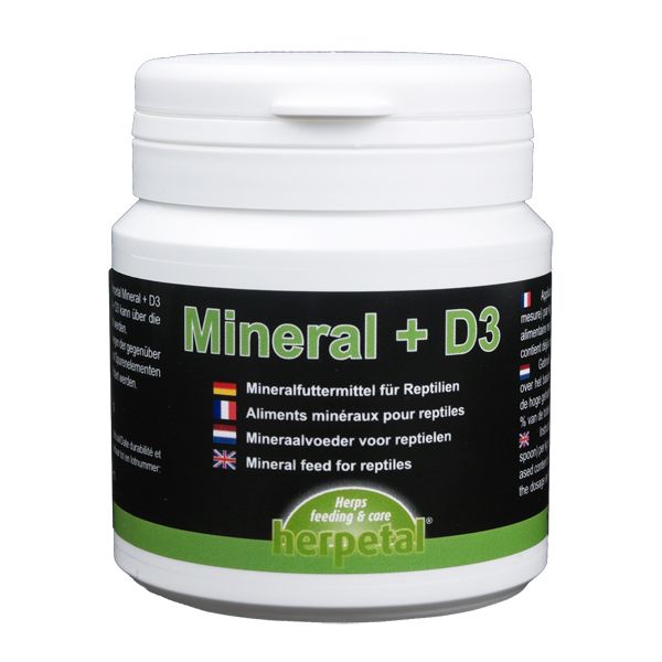 Herpetal Mineral + Vitamin D3 ( 50g ) ( siehe Videoanleitung )